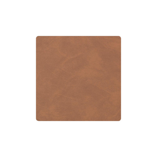 LIND DNA Glass Mat Square 10x10cm Nupo Brown