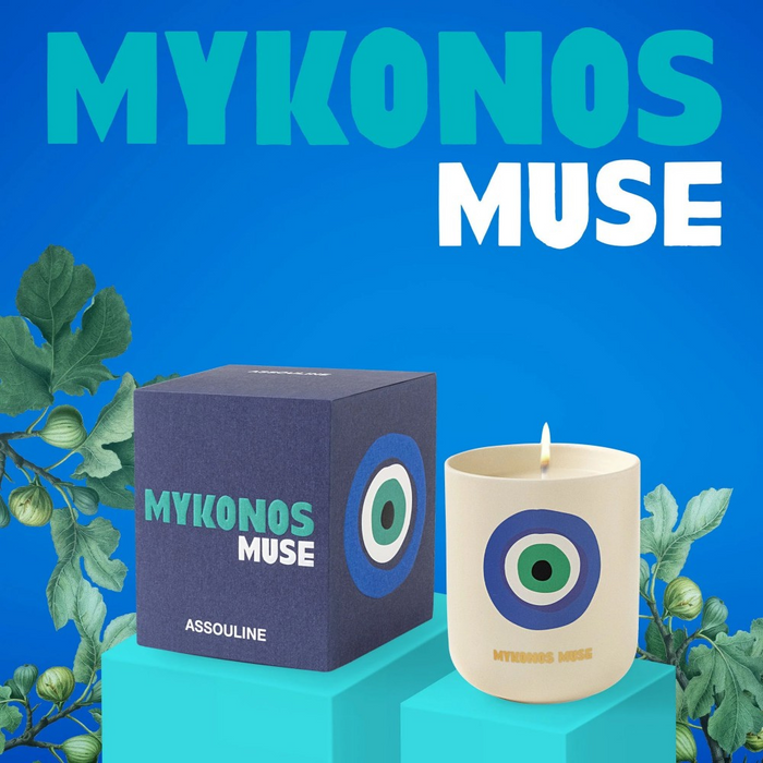 Assouline Mykonos Muse Travel From Home Candle