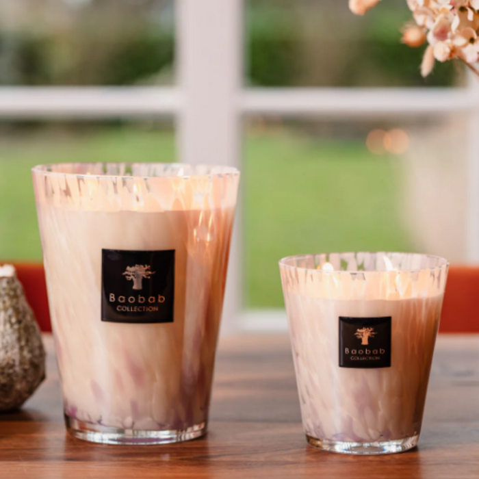 Baobab Collection Pearls White Max 16 Geurkaars 150 branduren
