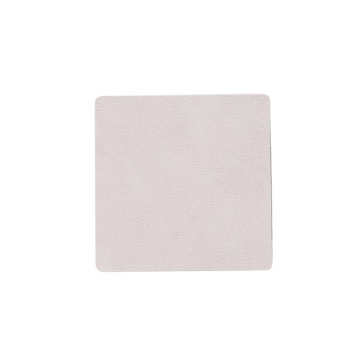 LIND DNA Glass Mat Square 10x10cm Nupo Oyster White