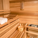 Leisurecraft Luna Sauna Red Cedar Knotty B 244 x L 213 cm Package Deal