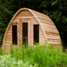 Leisurecraft Pod Sauna Red Cedar Knotty B 244 x L 214 cm Package Deal