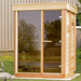 Leisurecraft Pure Cube Sauna Red Cedar Knotty 168 x 168 cm Package Deal