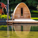 Leisurecraft Sauna Pod Red Cedar Knotty Veranda B 244 x L 305 cm Package Deal