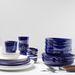 Serax Feast Collectie by Ottolenghi Lapis Lazuli Swirl Stripes Wit Koffiekopje 25 cl l7,5 x b7,5 x h7,5 cm