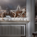 Sompex Led Kerstster Chroom 33cm