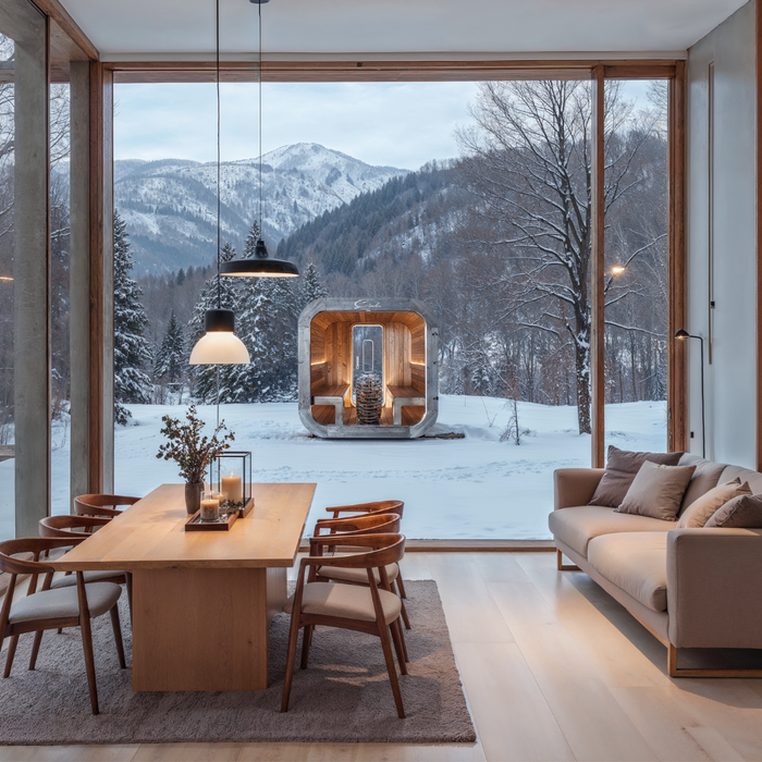 Suncube Buitensauna Model M Grey