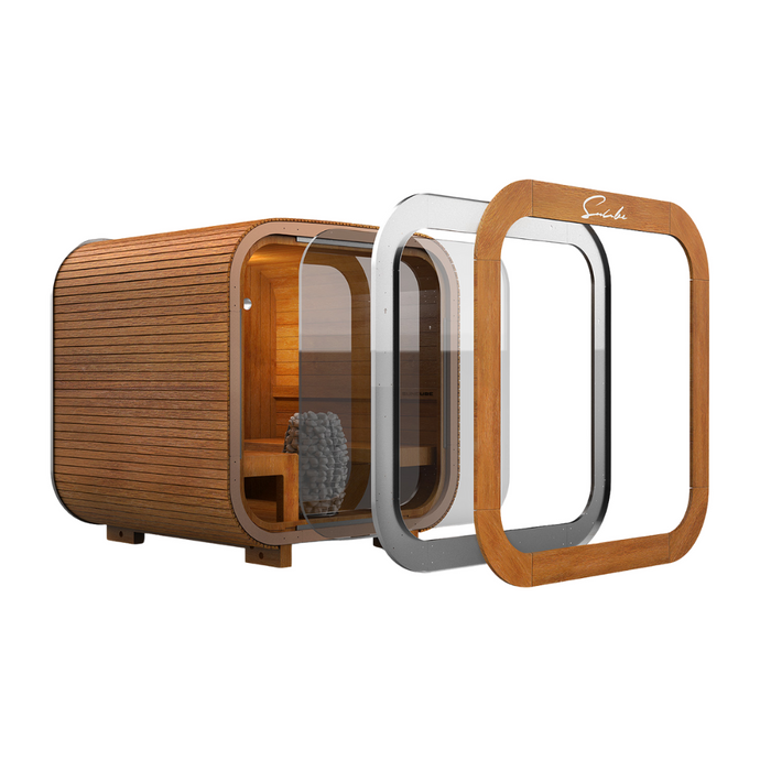 Suncube Buitensauna Model M Zwart