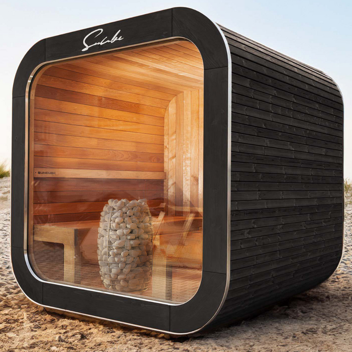 Suncube Buitensauna Model M Zwart