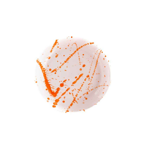Val Pottery Festive Fusilli Oranje Blob Diep Bord d22xh4 cm