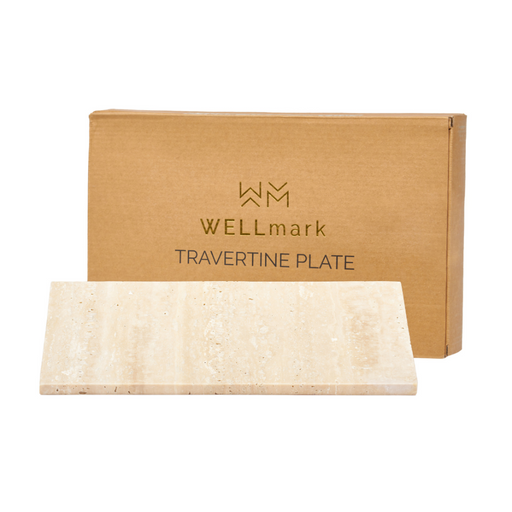 Wellmark Travertine Plate Beige 30x15 cm