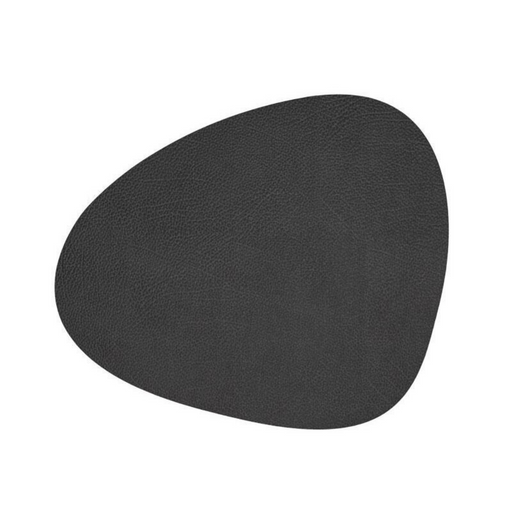LIND DNA Table Mat Curve 37x44cm Hippo Black-Anthracite