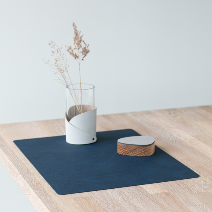LIND DNA Table Mat Square 35x45cm Midnight Blue