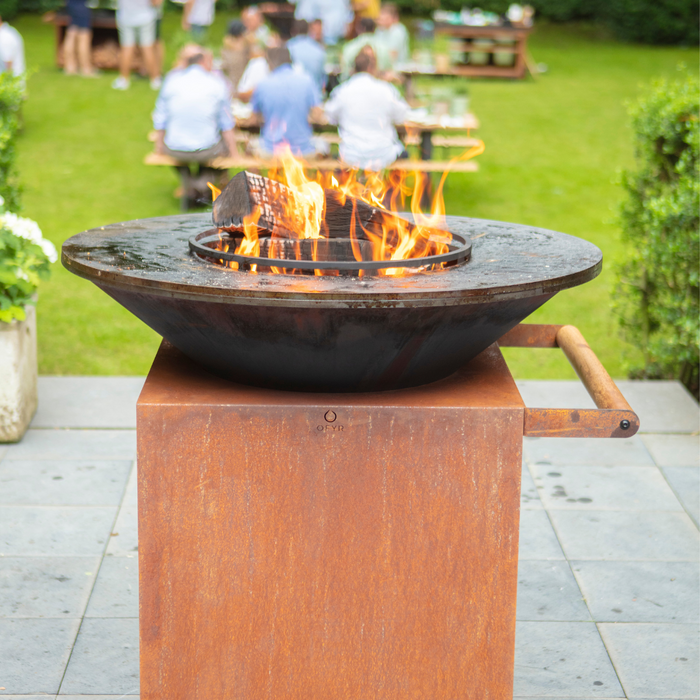 OFYR Vuurschaalbarbecue Classic Storage Corten 85 Starterspack