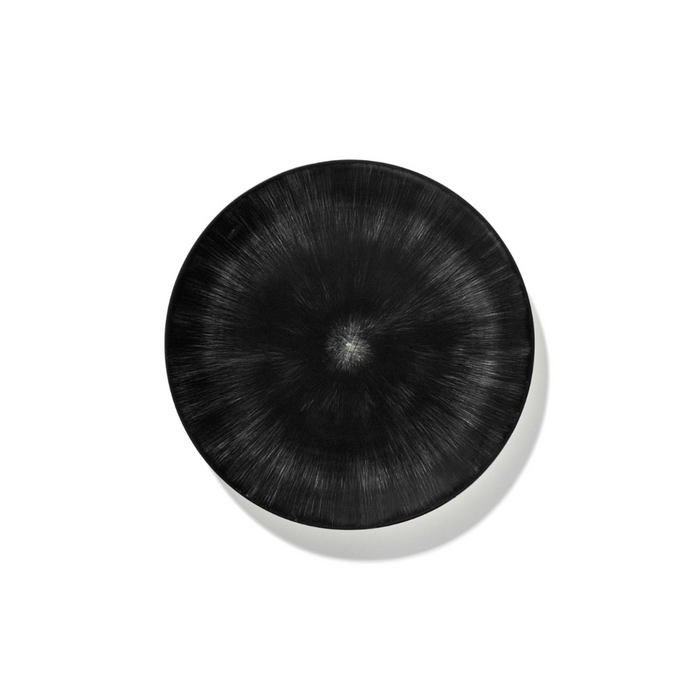 Serax Collectie By Ann Demeulemeester Off-White/Black Bord Var.6 D24 cm