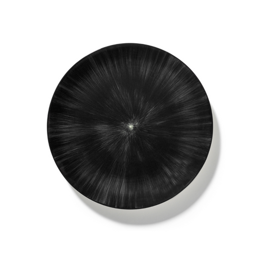 Serax Collectie By Ann Demeulemeester Off-White/Black Bord Var.6 D28 cm