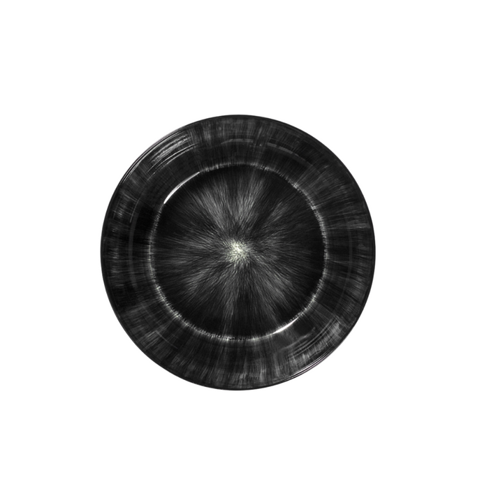 Serax Collectie By Ann Demeulemeester Off-White/Black Hoog Bord Var.C D18,5 cm