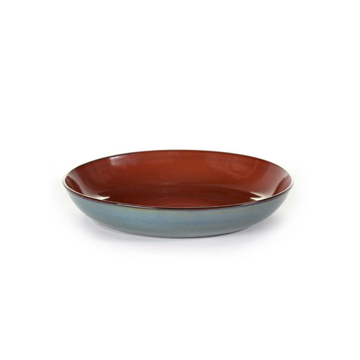 Serax Collectie By Le Grelle Blauw Roest Pasta Bord l23,5 x b23,5 x h4,5 cm