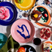 Serax Feast Collectie By Ottolenghi Delicious Pink Paprika Blauw Schotel S l11,5 x b11,5 x h2 cm