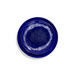 Serax Feast Collectie By Ottolenghi Lapis Lazuli Swirl Stripes Wit Bord M l22,5 x b22,5 x h2 cm