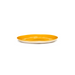 Serax Feast Collectie By Ottolenghi Sunny Yellow Swirl Stripes Wit Bord M l22,5 x b22,5 x h2 cm
