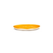 Serax Feast Collectie By Ottolenghi Sunny Yellow Swirl Stripes Wit Bord S l19 x b19 x h2 cm