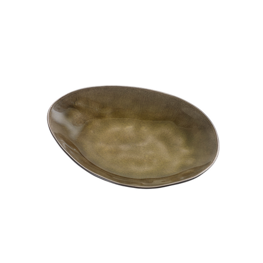 Serax Pure Collectie By Pascale Naessens Groen Ovaal Bord S l15 x b12 x h2,5 cm