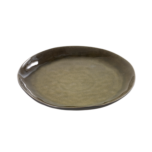 Serax Pure Collectie By Pascale Naessens Groen Rond Bord M l28 x b28 x h2,8 cm