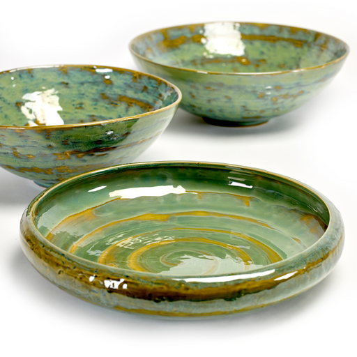 Serax Pure Collectie By Pascale Naessens Slakom Zeegroen M l28,5 x b28,5 x h10,5 cm