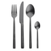 Serax Pure Collectie By Pascale Naessens Zwart Stonewashed Stainless Steel Dessertmes l20 x b1,7