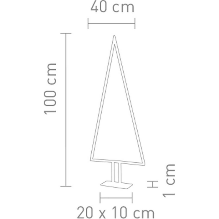 Sompex Led Kerstboom Zwart 100cm