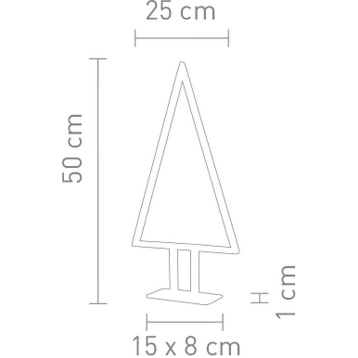 Sompex Led Kerstboom Zwart 50cm